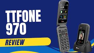 TTFone 970 Review  A Smart Flip Phone [upl. by Sdlonyer885]