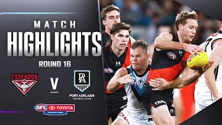 Essendon v Port Adelaide Highlights  Round 16 2023  AFL [upl. by Ahael]