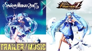 ｢MHFZ｣ Snow Miku 2017 初音ミク × Monster Hunter Frontier Z  Trailer Music  HD [upl. by Atinrahc857]