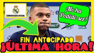 🚨FIN DE UNA ERA 🚨 MBAPPÉ DEJA EL REAL MADRID EN ENERO ✅ NOTICIAS DEL REAL MADRID [upl. by Purpura]