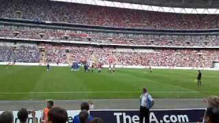 Evra fight  Chelsea FC vs Manchester United FA Community Shield 2009 privat [upl. by Neih]