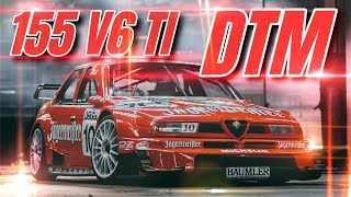 ALFA ROMEO 155 V6 TI DTM SU HISTORIA [upl. by Nairret426]