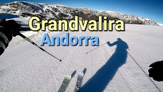 Skiing in Andorra 🇦🇩 Grandvalira [upl. by Airotkiv90]