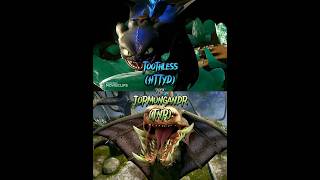 Toothless HTTYD vs Jormungandr TNR [upl. by Yovonnda]