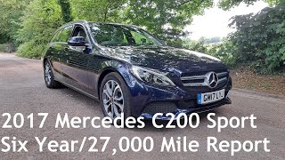 2017 MercedesBenz C200 Sport Premium Estate W205S205 Six Year27000 Mile Ownership Report [upl. by Salkin]