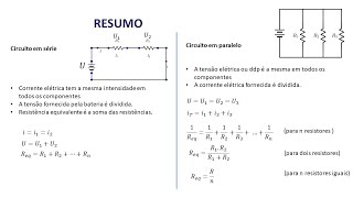 Revisão Resistores em Série e Paralelo Exercícios resolvidos e teoria [upl. by Nitsirhc663]