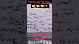 Parts of speech  Types  definition and example of Noun aslamsir partsofspeech noundefinition [upl. by Kenway]