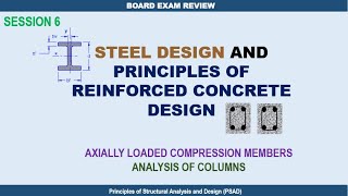 SESSION 6 Steel Design and Principles of Reinforced Concrete Design by Engr Palma May 15 2024 [upl. by Eatnom]