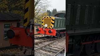 British Railway 04 Shunter accelerates past At Buckfastleigh station South Devon railway D2246 [upl. by Alracal]