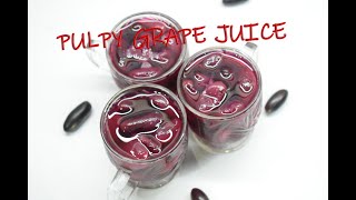 pulpy Grape juice മുന്തിരി ജ്യൂസ് ഇങ്ങനെ ഒന്ന് ഉണ്ടാക്കി നോക്കൂ [upl. by Chaffin916]