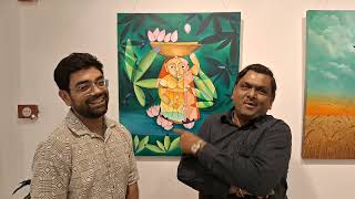 AIFACS Artist Yash Solanki in talk with Sanjay Agrawal [upl. by Gonyea]