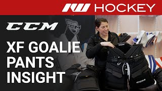 CCM XF Goalie Pant Line Insight [upl. by Dreddy]