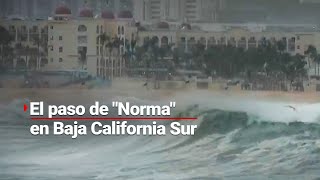 CRÓNICA  Baja California Sur resistió el embate del HURACÁN quotNormaquot 🌀 [upl. by Zed929]