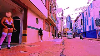 Bogota Colombia Redlight District  Santa Fe Raw File [upl. by Marilee]