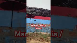 Marina saidia plage Maroc port de plaisance balade السعيدية المغرب مارينا [upl. by Nemzaj]