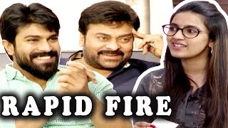 Niharika Rapid Fire Questions With Chiranjeevi and Ramcharan  Silly Monks [upl. by Colp]