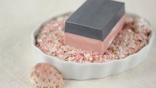 Charcoal and Rose Clay Spa Bar  Bramble Berry [upl. by Aedrahs]