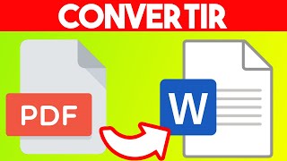 Como Convertir PDF a Word DOCX 2024 Cambiar de PDF a Archivo Word [upl. by Aratal783]