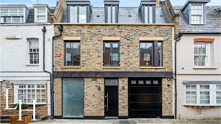 Inside a £6500000 4Bedroom London Mews Home with Porsche 911 Garage [upl. by Lladnar]