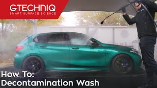 Gtechniq Ceramic Coating Decontamination Wash [upl. by Juana211]