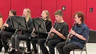 8th Grade Middle School Band performing in the gym for 35 graders [upl. by Eimam492]