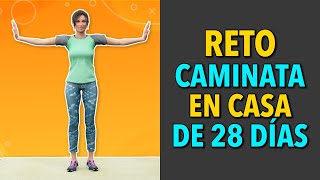 Reto de Caminata en Casa de 28 Días Entrenamiento Cardio [upl. by Etteluap223]