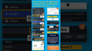 How to Connect ⚙️ OBS Studio to Youtube for Live Streaming  Quick Guide StepByStep Tutorial [upl. by Nonnek707]