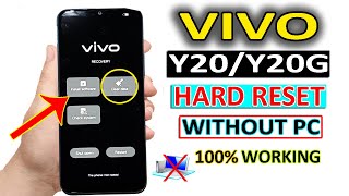 Vivo Y20 Hard Reset data factory reset Y20  Screen Pattern Unlock lock remove full details [upl. by Viens552]