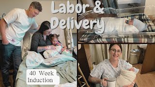 LABOR amp DELIVERY 2024  40 Week Induction  Positive Birth Experience with an Epidural [upl. by Assek442]