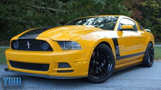 2013 Mustang Boss 302 ReviewThe Grandaddy GT350 [upl. by Heyes]