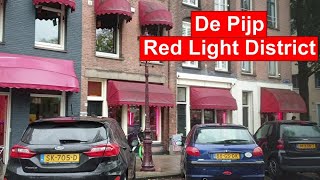 Poor video of Amsterdams smallest Red Light District  De Pijp  Ruysdaelkade [upl. by Aistek]