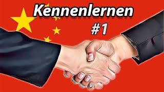 Chinesisch lernen für Anfänger  Lektion kennenlernen und begrüßen Teil 1  DeutschChinesisch [upl. by Qifar]