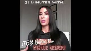 Nicole Cerrini IFBB fitness competitor  THE FULL 21 MIN CONVO [upl. by Doroteya]