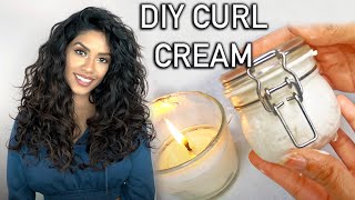 DIY Aloe Vera Shea Butter Flaxseed Curl Cream  NATURAL DIY  ARIBA PERVAIZ [upl. by Nolra]