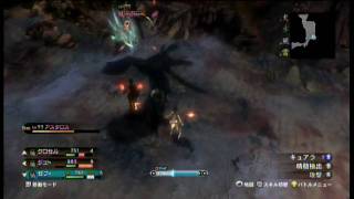 XBOX 360 マグナカルタ2 JP Magna Carta 2 Claire and the Astaroth Battle [upl. by Nolasba85]