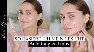 So rasiere ich mein Gesicht  Meine GesichtsrasurRoutine  Anleitung Tipps amp Tricks  Sheila Gomez [upl. by Able]