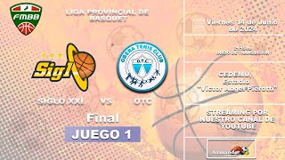 SIGLO XXI vs OBERÁ TENIS CLUB [upl. by Waterman239]