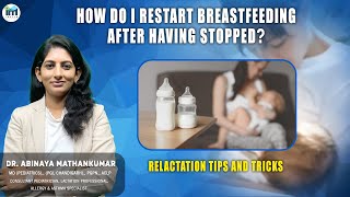 How to restart breastfeeding  Relactation tips and tricks to increase breastfeeding [upl. by Juetta508]