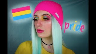 Pansexual Pride Inspired Makeup [upl. by Asik749]