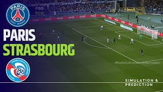 PSG  STRASBOURG  Ligue 1 2425  eFootball Match Simultion [upl. by Nayhr]