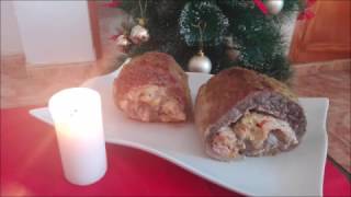 receta de navidad vena rellena  receta 4 [upl. by Ayk851]