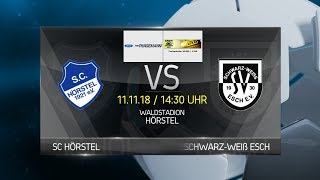 HEIMSPIEL 1819  Spiel der Woche 13  Hörstel  Esch [upl. by Ultun]