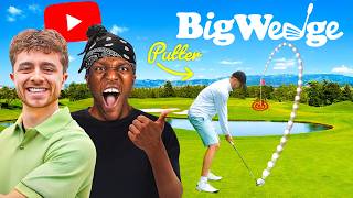 YOUTUBERS CONTROL OUR GOLF SHOTS BIG WEDGE GOLF [upl. by Dewees484]