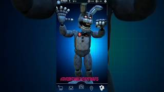 Unnightmare Animatronics Edit fnaf fivenightsatfreddys fnafedit fnafaredit Cr JazeampGZU [upl. by Zenger]