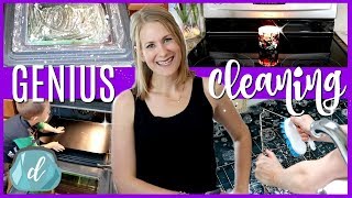 7 GENIUS tips to clean your ovenso it looks brand new 🍋😱 [upl. by Vaas]