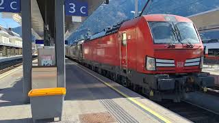 2 x Vectron mit Stante Logistics Zug plus einen Railjet [upl. by Hgiel809]