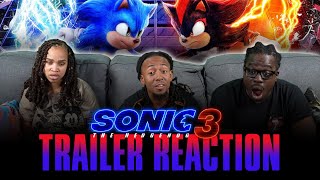 SHADOW IS HERE  Sonic the Hedgehog 3 Movie Trailer Reaction [upl. by Mariann684]