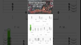 Brotherhood Of Man Tab  Motorhead [upl. by Eninej]