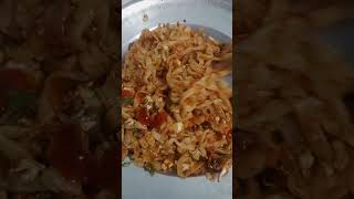 Making noodles with ramen👌 food foodvideos [upl. by Adile]