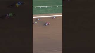 The overhead view of the Kentucky Derby finish is WILD 🏇😲 [upl. by Terris772]